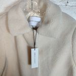 Rebecca Minkoff Hadley Teddy Sherpa cream Jacket Coat Size L New With Tags Photo 3
