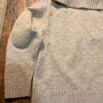 Acne Studios  Sweater Size XS Sadea Wool 3/4 Zip Elbow Patch Natural Ribbed Collr Photo 6