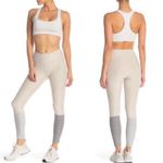 Outdoor Voices Leggings 7/8 Dipped Warmup in Oatmeal/Dove/Ash S Photo 1