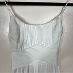 Angel Biba Mini Babydoll Dress Small Coquette Girlhoodcore Romantic Bridal White Photo 1