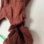 Princess Polly  Lorna Gauze Romper Brown Size 10 Photo 7