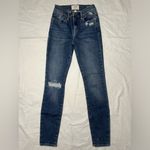 frame denim Frame Le High Skinny Distressed Blue Jeans 25 Photo 1