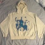 Aelfric Eden  Hoodie Pray The Lord Cream Graphic Photo 0