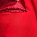 Ambiance Red Blazer Womens Small Single Breasted Holiday Christmas Office Career Photo 4