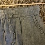 Old Navy Blue Striped Linen Mini Skirt Size X-Small Photo 5