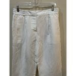 Reiss  Lily Pull-On Straight-Leg Trousers Button Fly Size 6‎ White Coastal Photo 4
