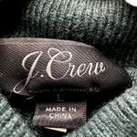 J.Crew  Everyday 100% Cashmere Turtleneck Sweater Cozy Knit Snow Green Large Photo 2