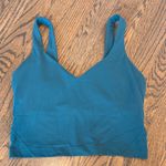 Lululemon Align Tank & Mini Flare Leggings Set 28" Storm Teal both size 6 NWOT Photo 5