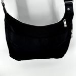 Baggallini  Day Trip Hobo Crossbody Shoulder Bag Adjustable Strap Nylon Black Photo 8