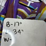 Diane Von Furstenberg  Multicolor Swimsuit Cover up 100% Cotton Women's Medium Photo 4