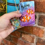 NWT Sun N Sand womens Messina canvas tropical beach vacation crossbody bag blue Photo 2