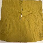 Madewell Sz 12 Olive Green Harlow Wide Leg High Rise Viscose Cargo Pants solid Photo 6