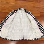 J.Crew NWT Wool Blend Black and White Plaid Gingham Checker Blazer Size 2 Photo 3