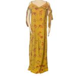 Anthropologie  Londonderry Yellow Floral Print Plus Size Boho Jumpsuit New Photo 5