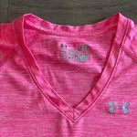 Under Armour Pink V-neck Short Sleeve Tee - Size S Photo 4