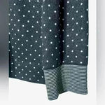 Ralph Lauren Lauren Black Long Sleeved Sweater White Polka Dots Large Classic Photo 7