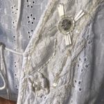 Antica Sartoria Cotton Embroidered Lace Swim coverup Top Dress sz M White Size M Photo 1