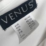 Venus  White & Black Lace Cap Cocktail Dress Short Sleeve Mini Dress Medium Photo 5