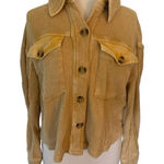 Bagatelle #100  COLLECTION Waffle Knit Cropped Shirt/Jacket Photo 0
