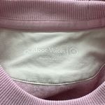 Outdoor Voices  M Pink MegaFleece Crew Neck Pullover Sweatshirt Wool Blend Photo 3