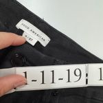 Good American Jeans Womens Size 4 27 Black Good Straight Ripped Fray Hem Crop Photo 4