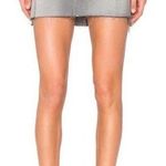 Frame $345  DENIM Nouveau Le Mix Mini Skirt in Ash Mix Distressed Size 25 Photo 0