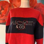 Krass&co Mickey &  sz L Large cropped vintage sweatshirt Photo 0