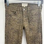 Current/Elliott  Women's Ankle Skinny Coated Jeans Army Dirty Paws size 23 Photo 3