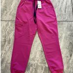 FIGS Scrub Pants Womens XSP Barbie Pink Zamora High Waisted Jogger Cargo Pockets Photo 1