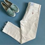 Guess NWT Girly High Rise Straight Leg White Horse Jeans Photo 3