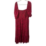 Torrid Tea Length Smocked Bodice A-Line Dress Ditsy Floral Preppy Womens Plus 3x Photo 9