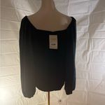 Bohme NWT Green Long Sleeve Relaxed Blouse Photo 2