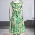 Kate Spade  New York SILK RETRO
Plaid Fit & Flare Dress 60s Style Size
4 Photo 5