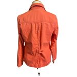 Eddie Bauer  Legend Wash Coral Button Down Long Sleeve Utility Style Jacket Size Photo 3