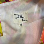 Milly Pink Retro Print Sleeveless Mini Dress Photo 3