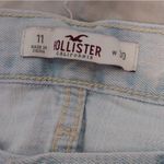 Hollister Light Wash High Rise Destroyed Mom Jeans Photo 3