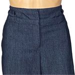 Sandro lightweight, denim fabric, high-waisted capris pants in size 14. EUC Photo 1