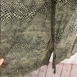 Unbranded animal print polyester sheer ladies scarf made in Italy mob wife vtg Brown Photo 3