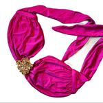 Beach Bunny ‎ Tiger's Eye Bandeau Bikini Top Photo 2