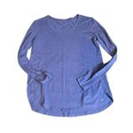 Lululemon Blue Long Sleeve Shirt Womens Size M (tag cut out) Photo 0