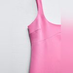ZARA  MID-LENGTH TAILORED DRESS PINK SIZE S NEW Photo 8