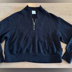 Varley Davidson Womens Half Zip Sweatshirt black size medium Photo 2