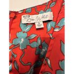 Love, Whit by Whitney Port Women Red Blue‎ Floral Crop Top Size Small 102045A01 Photo 7
