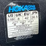 Hoka One One Bondi X Women's Black & White Running Shoes Size 9.5B Photo 2