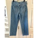 Frank & Eileen  Monaghan Cropped Raw Hem 90s Light Blue Jeans Photo 3