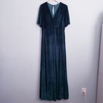 Baltic Born  Vivian Emerald Velvet Maxi Dress Photo 2