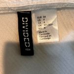 Divided H&M White Dress with Peplum, Size 4 Photo 2