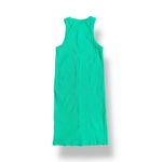 Old Navy  Ribbed Racerback Tank Mini Dress Green Rich Clover Stretch Size M Photo 4