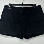 Loft Ann Taylor  Women’s Shorts Size 4 Black Chino Style 3.5” Inseam 33” Waist Photo 0