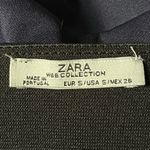 ZARA  High Rise Mini Skirt Navy Blue Size Small Photo 2